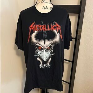 Metallica Band Black Metallica Family Forever Graphic T-Shirt Concert Music